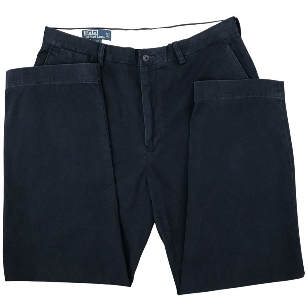 Polo Ralph Lauren Prospect Pants Mens 36x30 Navy Chinos Preppy Classic Slacks